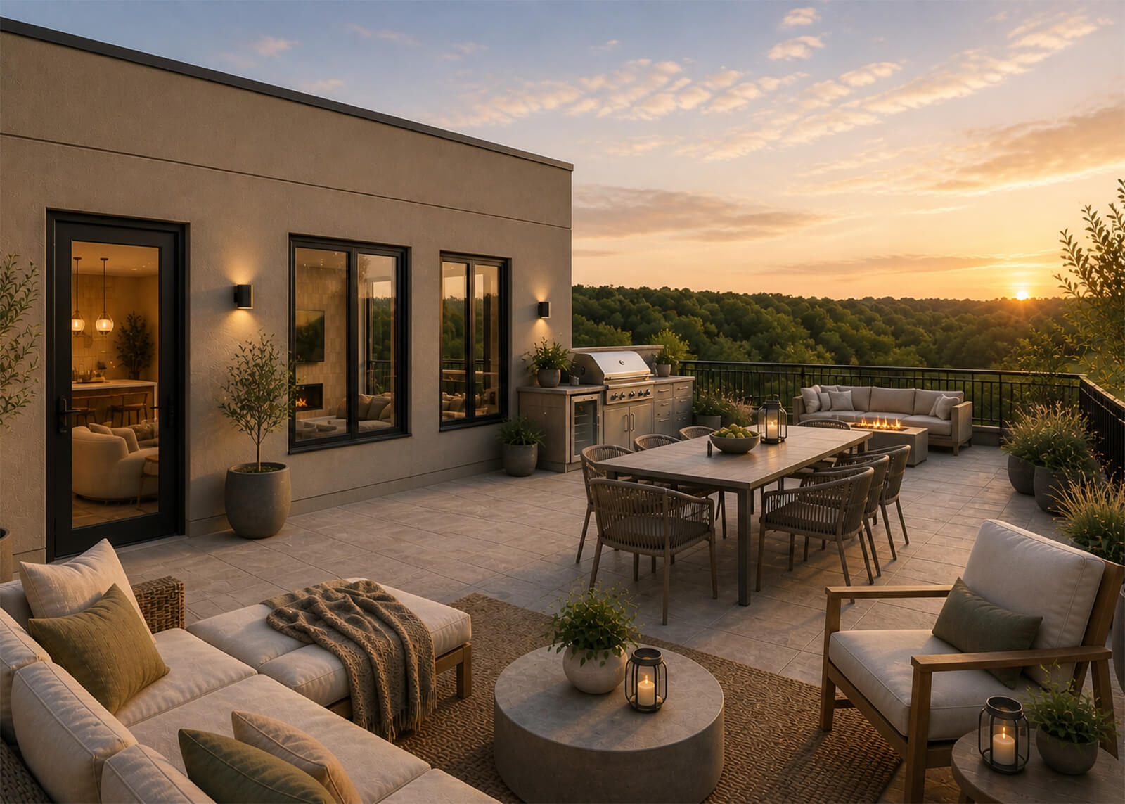 rooftop-terrace-sunset